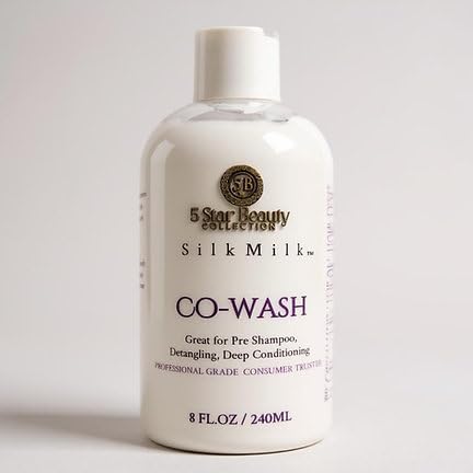 Silkening Co-wash se puede utilizar en tipos de cabello altamente texturizados mantiene la humedad y aceites naturales. brillo superior volumen y