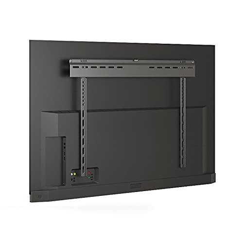 Soporte de pared ajustable para TV, diseño fijo delgado para pantallas planas y curvas, ajuste universal para pantallas grandes