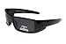 Men POLARIZED Limited Edition Super Dark Shades Motorcycle Sunglasses
