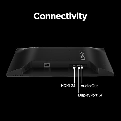 Image of Lenovo Legion R24e - Gaming Monitor - 23.8 inch Flat FHD - 180 Hz - 1ms Response - AMD FreeSync - HDRDecode, HDMI 2.1, DP 1.4, Audio - Lift /Tilt /Pivot /Swivel Stand - Raven Black
