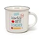 Legami - Cappuccinotasse, Teacher Thema, New Bone China Porzellan, Take a Break Collection, Fassungsvermögen 350 ml, spülmaschinenfest, Lehrer