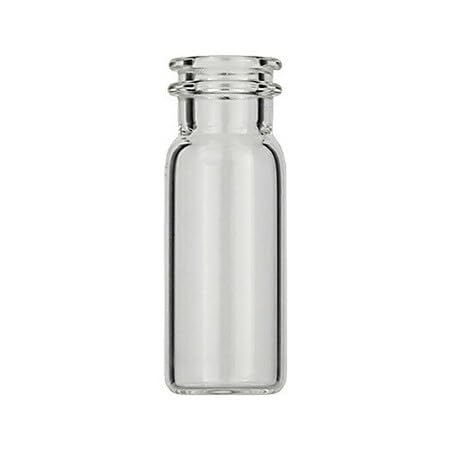 MACHEREY-NAGEL 702713 Snap Neck Vial, N11, 1.5 ml, 11.6 x 32.0mm, Clear, Label + Scale, Flat Bottom, Wide, 1st Hydraulic Class Glass (Pack of 100)