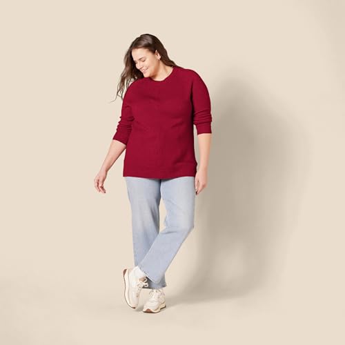 Image of Amazon Essentials Women's Regular-Fit Soft Touch Crewneck Long-Sleeve Sweater
