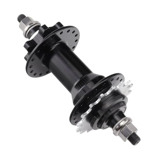 �_�[�g�W�����v BMX �V���O���X�s�[�h ���A�n�u 32/36 �� 16/18T�A�X�v���P�b�g�ƃ��b�N�i�b�g�t��(Black 32H 14T)