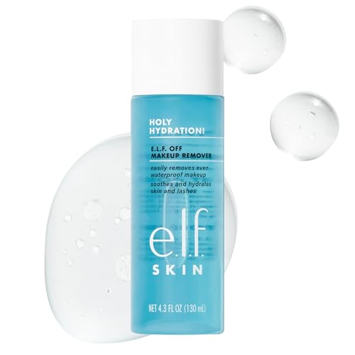 e.l.f. SKIN Holy Hydration! e.l.f. Off Makeup Remover, Liquid Makeup Remover For Eye, Lip & Face Makeup, Gentle Formula, Vegan & Cruelty-free