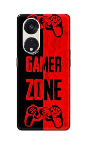 Image of Printed Hard Back Cover Case for Oppo Reno8 T 5G | Reno 8T 5G Back Cover (Gamer Zone) -1111