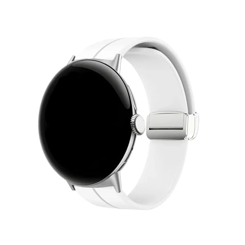 [LOKLNEYK] �X�|�[�c�V���R���x���g�ɓK������Google Pixel Watch 2 3 41mm 45mm�����p�[�c(Silver white,For Pixel watch 3 45mm)