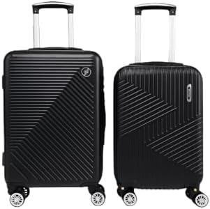 Kit de Malas de Viagem ABS, Mala Grande para Despacho 18kg e Mala...