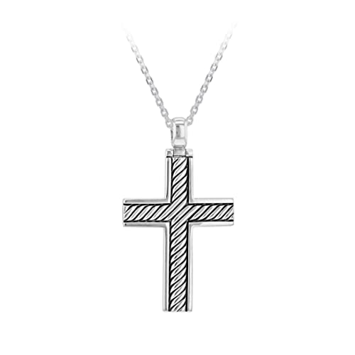 Collier homme argent sterling : fini les bijoux ternes avec la croix rhodiée