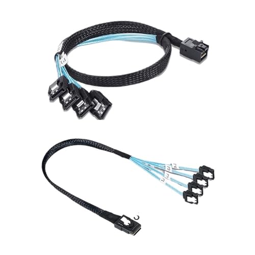 Cable Adaptador SFF-8643 a SATA 0.75m miniatura 2