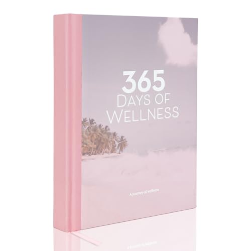 Navkejon 365 Day Wellness Journal, Daily Prompts Guided Notebook for