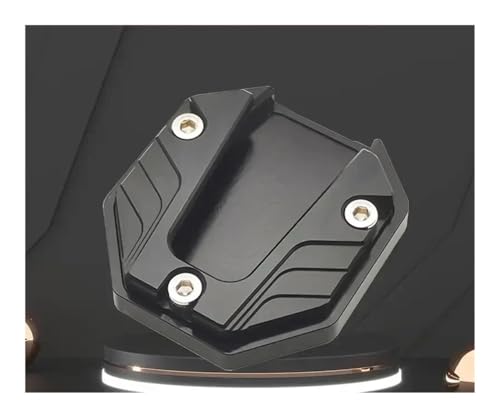 Support béquille moto en alliage d'aluminium élargi pour béquille latérale