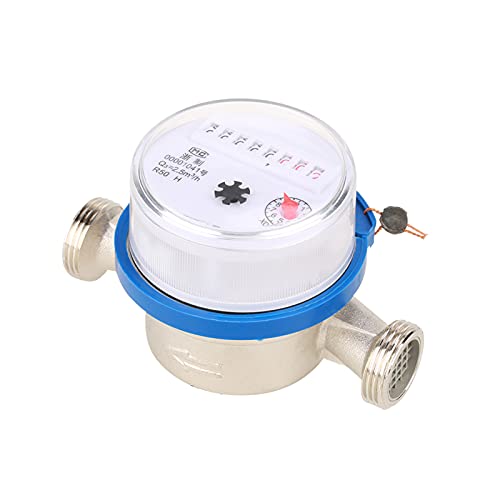 Compteur d'eau de maison 15mm 1/2 plastique pour traquer les fuites