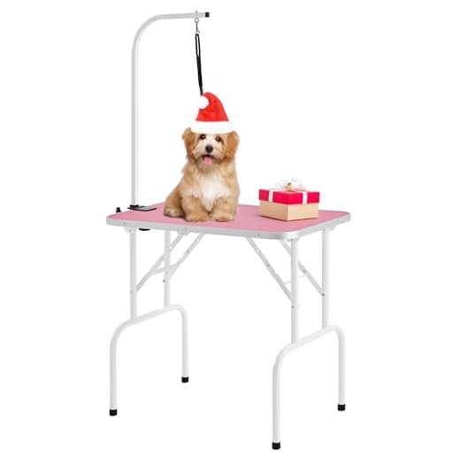 Yaheetech Foldable Dog Grooming Table
