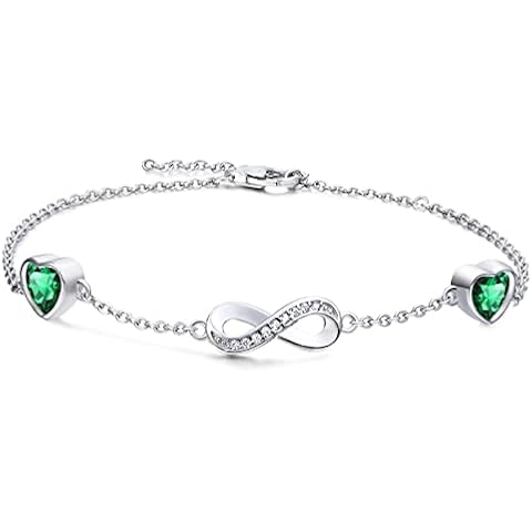 Qings Infinity May Birthstone Bracelet Cover