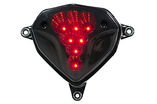 Black Line - Fanale Posteriore A Led Con Funzione Di Freccia Aerox/Nitro Dal 2013, Con Marchio Ce