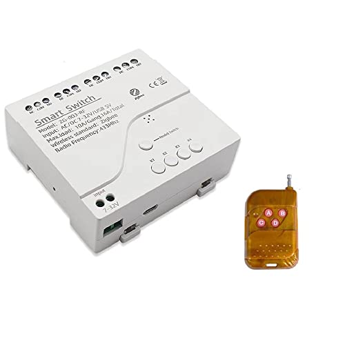 Relais Zigbee 4 canaux AC/DC pour moderniser un automatisme ancien