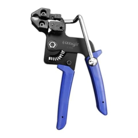 Metal Zip Tie Tool for Stainless Steel Tie Wrap,Tensioning Installation Cutting Tool for Self-Locking Stainless Zip Ties with Free Zip Tie Release Tool Cover