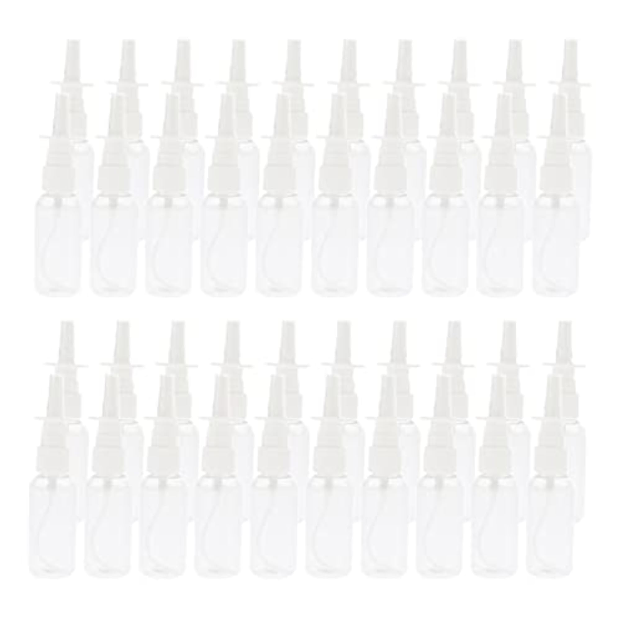 40 Pieces Empty Refillable Nasal Spray Bottles Fine Mist