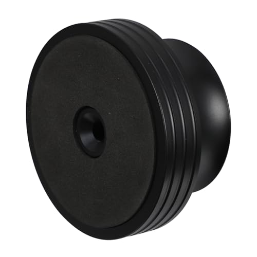Uonlytech 1 Pc Prensado de de Vinilo Unidad de Almacenamiento de Vinilo Peso Jugador hub Vinyl estabilizador de Disco Accesorios para Reproductores de de Vinilo Aluminio Black