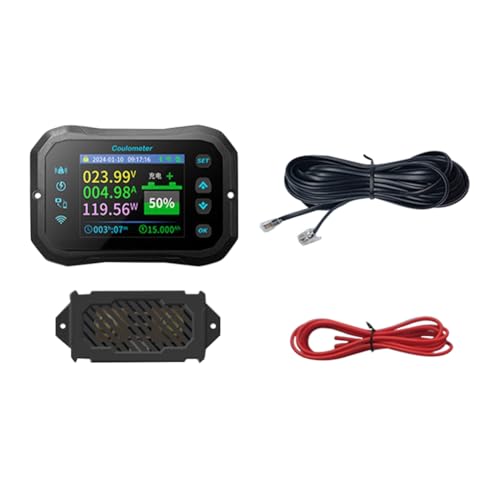 Compteur de Coulomb WiFi KM110F indicateur de capacité volt-ampèremètre batterie