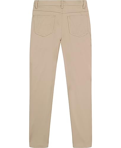 IZOD Boys' School Uniform Twill Pants, Flat Front & Comfortable Waistband with 5 Pockets2