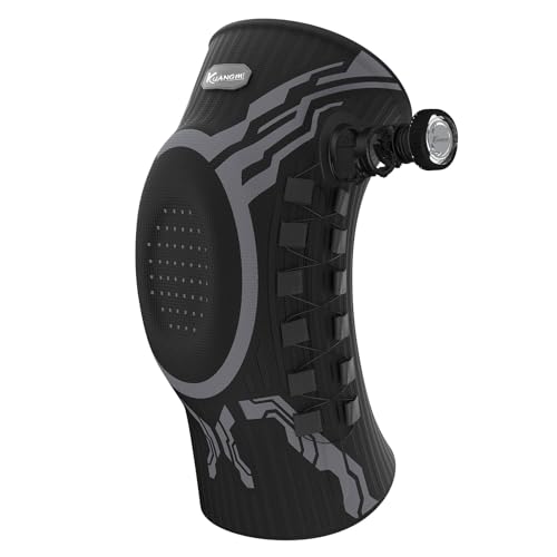 Genouillère Kuangmi arthrose et rééducation : stabilisateur de rotule réglable B-L-2XL