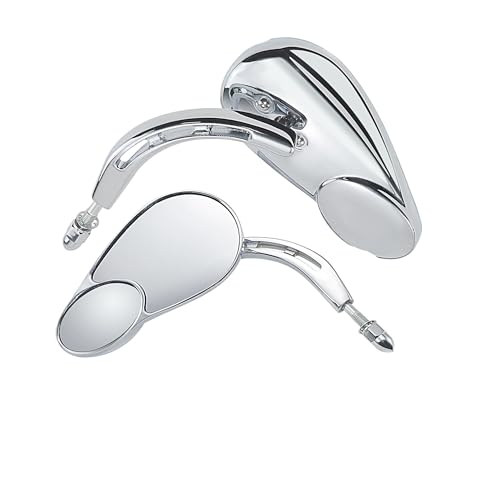 Espejos de motocicletas con visión clara para Harley Softail Deluxe piezas anti vibración