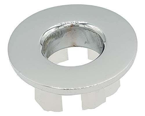 Verchromte Messing Waschbecken Überlauf Abdeckung Loch einfügen Cover