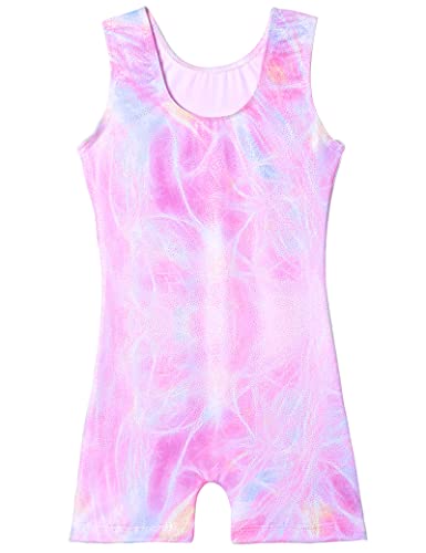 Image of TENVDA Leotards for Girls Gymnastics One Piece Biketard(Multiple Colors) | Sparkly sleeveless unitards