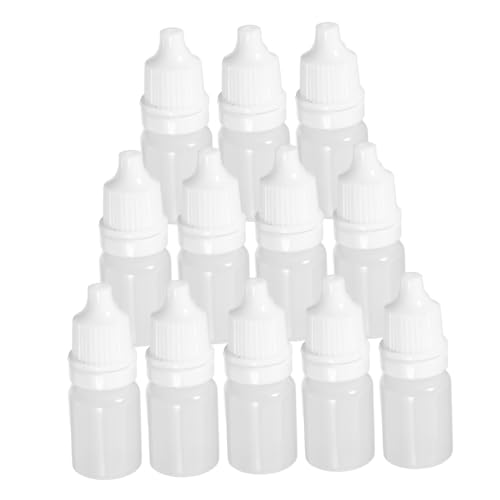 CHILDWEET Eye Liquid Dropper Dropping Bottles 30pcs 5ml Empty Squeezable Dropper Bottles for Solvents Oils