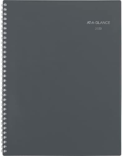 AT-A-GLANCE 2023 Monthly Planner, DayMinder, 8-1/2" x 11", Large, Gray (GC47007) image 4