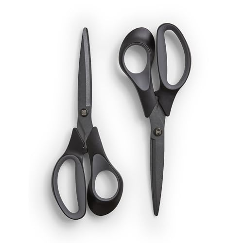 TRU RED 8-Inch Non-Stick Titanium Coated Scissors, Right/Left