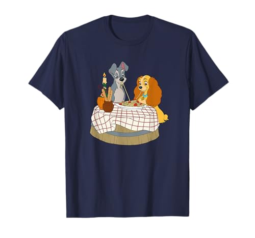Disney Lady and Tramp Bella Notte Spaghetti T-Shirt T-Shirt