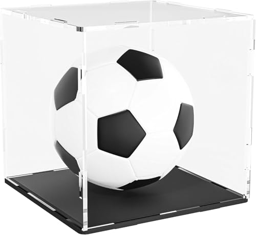 Image of Acrylic Display Case for Collectibles | Dustproof Transparent Showcase Box for Action Figures, Miniatures & Models | Countertop Cube with Protective Film ((12x12x12 inch; 30x30x30cm))