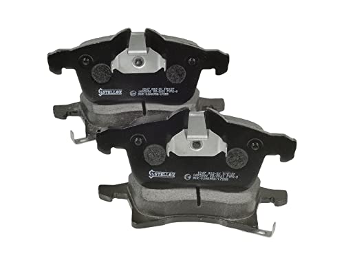 STELLOX 1047 002-SX Bremsbelagsatz – Scheibenbremse (4 Stücke) – Verschleißwarnkontakt enthalten – ECE-R90 Zertifizierung – vier Bremsbeläge pro Set – Für PKW und Nutzfahrzeuge