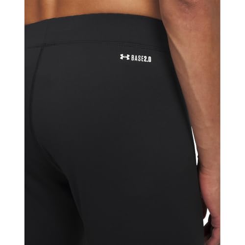 Under Armour Men's Packaged Base 2.0 Leggings, (001) Black / / White, Large by Under Armour - Image 3