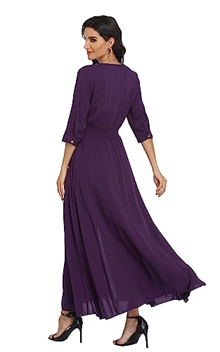 Image of Casual Summer Dresses for Women 2026 Maxi Dress Flowy Bohemian Beach Party