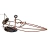 Ski Boat Collectible Handmade Metal Art Figurine, Desk Accessories, Trophy, Boss Gift, Office Décor, Water Sports #1