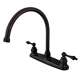 Kingston Brass KB725ALLS 8-Inch Centerset Kitchen Faucet, Oil Rubbed Bronze