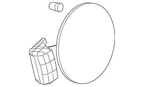 Genuine OEM 69510-3F010 Fuel Filler Door / 695103F010 for Kia Amanti 07-09