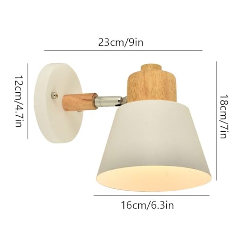 Lámpara de pared E27 de diseño creativo con decoración moderna para dormitorios modernos 5