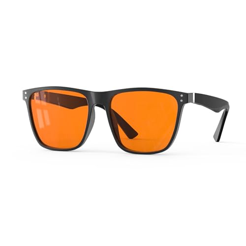 Bloomoak-99% Orange Blue Light Blocking Glasses for Sleep- Anti Fatigue -Suitable for Screens|Game