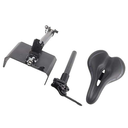 Aramox Silla de Asiento de Scooter Eléctrico de la Almohadilla de Espuma para F20 F25 F30 F30 - Diseño Ajustable y Plegable - Construcción de Aleaciones de Oxidaluminio