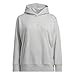 adidas Women's All SZN Fleece Boyfriend Hoodie, Medium Grey Heather, Large