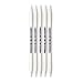 Produktbild Prym Ergonomische Stricknadeln x5, Kunststoff, Mehrfarbig, 8,0 mm Ø 20 cm, Alabasterweiß