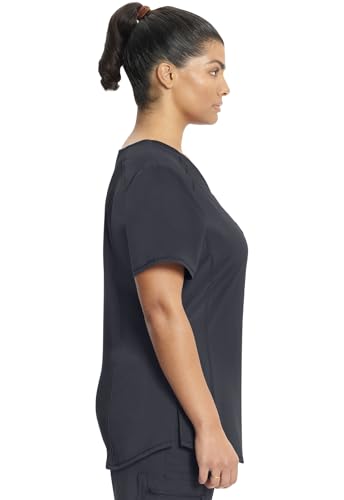 Cherokee Infinity V-Neck Nurse Scrub Top for Women with Rib-Knit Panel and Tuckable CK687A