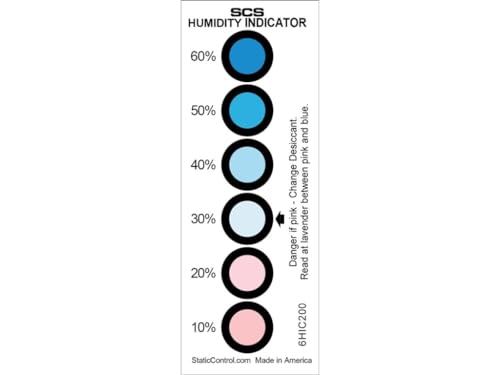 SCS 6HIC200 - Humidity Card, 6 Spot, 200 Cards Per Can