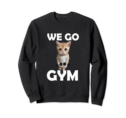 We Go Gym Jim Funny Bodybuilding Meme Lifting Felpa