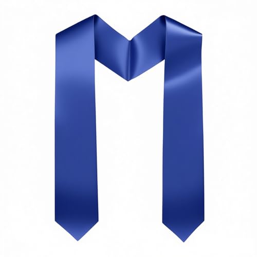 Image of Graduation Stole Honor Stole Plain Sash 60 inch Long for Graduation Ceremony and Graduation Photos